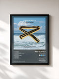 #noir Tubular Bells (50th Anniversary) von Mike Oldfield als gerahmter Kunstdruck, schwarzer Rahmen, gedruckt und gerahmt in Frankreich