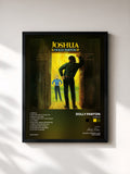 #noir Tableau de l'album Joshua de Dolly Parton, cadre noir, imprimé et encadré en France