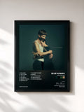 #noir Tableau de l'album Untogether de Blue Hawaii, cadre noir, imprimé et encadré en France