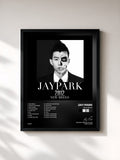 #noir Tableau de l'album New Breed de Jay Park, cadre noir, imprimé et encadré en France