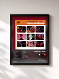 #noir Tableau de l'album In the Lounge With.. de Andy Williams, cadre noir, imprimé et encadré en France