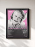#noir Tableau de l'album From The Vaults (Vol. 2) de Peggy Lee, cadre noir, imprimé et encadré en France