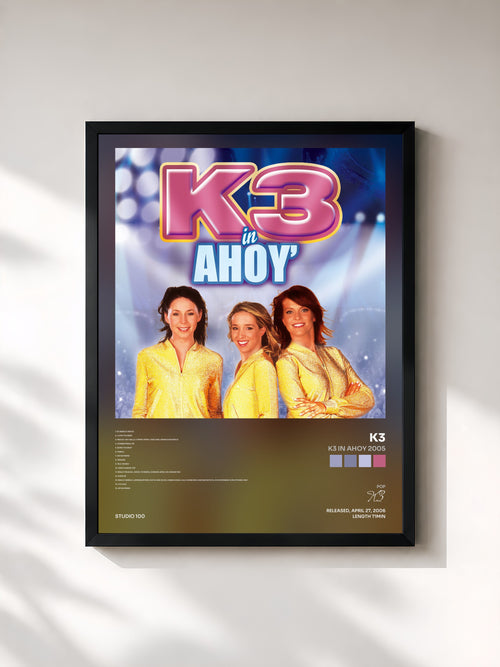 K3 · K3 in Ahoy 2005 — Affiche encadrée