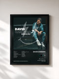 #noir Tableau de l'album 7 (Reedição) de David Carreira, cadre noir, imprimé et encadré en France
