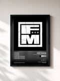 #noir Tableau de l'album Petrified / Remember the Name de Fort Minor, cadre noir, imprimé et encadré en France