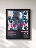 #noir Tableau de l'album Rip It Up de Dead or Alive, cadre noir, imprimé et encadré en France