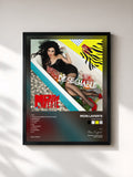 #noir Tableau de l'album Desechable de Mon Laferte, cadre noir, imprimé et encadré en France