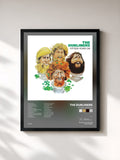 #noir Tableau de l'album Fifteen Years On de The Dubliners, cadre noir, imprimé et encadré en France