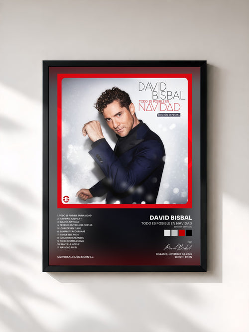 David Bisbal · Todo Es Posible En Navidad (Edición Especial) — Stampa incorniciata