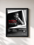 #noir Tableau de l'album Thuis de Marco Borsato, cadre noir, imprimé et encadré en France