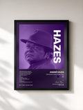 #noir Tableau de l'album Verborgen Parels: 1996-2005 de André Hazes, cadre noir, imprimé et encadré en France