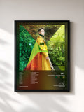 #noir Tableau de l'album NAMANANA - The 3rd Album de LAY, cadre noir, imprimé et encadré en France