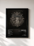 #noir Tableau de l'album Endless Forms Most Beautiful de Nightwish, cadre noir, imprimé et encadré en France