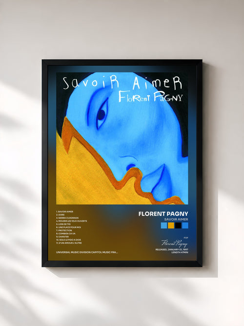 Florent Pagny · Savoir Aimer — Gerahmter Kunstdruck