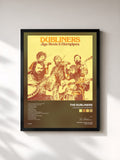 #noir Tableau de l'album Jigs Reels & Hornpipes de The Dubliners, cadre noir, imprimé et encadré en France
