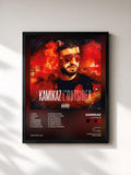 #noir Tableau de l'album L'outsider de Kamikaz, cadre noir, imprimé et encadré en France
