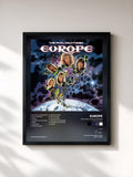 #noir Tableau de l'album The Final Countdown (Expanded Edition) de Europe, cadre noir, imprimé et encadré en France