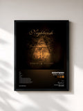 #noir Tableau de l'album HUMAN. :II: NATURE. de Nightwish, cadre noir, imprimé et encadré en France