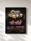 #noir Tableau de l'album El Cid de Colmillo Norteño, cadre noir, imprimé et encadré en France