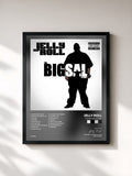 #noir Tableau de l'album The Big Sal Story de Jelly Roll, cadre noir, imprimé et encadré en France