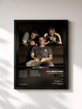 #noir Tableau de l'album Counting Down The Days de ItaloBrothers, cadre noir, imprimé et encadré en France