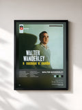 #noir Tableau de l'album O Sucesso É Samba de Walter Wanderley, cadre noir, imprimé et encadré en France