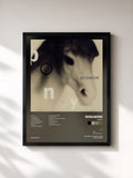 #noir Tableau de l'album Pony de Ginuwine, cadre noir, imprimé et encadré en France