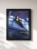 #noir Tableau de l'album Heaven on Earth de Belinda Carlisle, cadre noir, imprimé et encadré en France