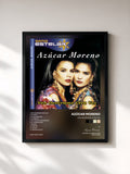 #noir Tableau de l'album Ven Devórame Otra Vez de Azúcar Moreno, cadre noir, imprimé et encadré en France