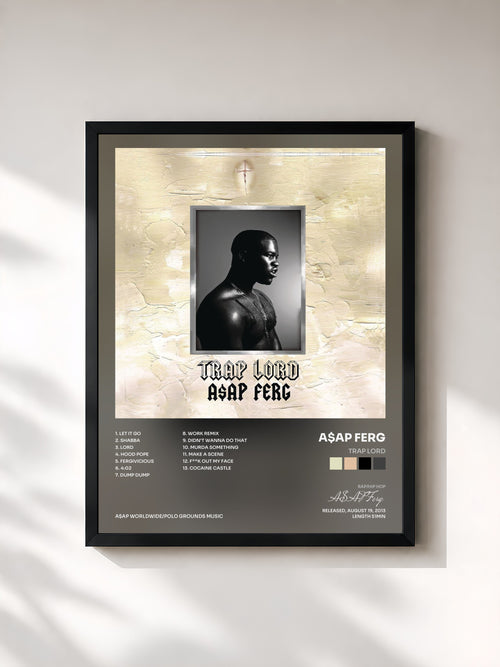 A$AP Ferg · Trap Lord — Affiche encadrée