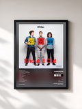 #noir Tableau de l'album Shout It Out de Hanson, cadre noir, imprimé et encadré en France