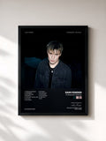 #noir Tableau de l'album Hypersonic Missiles de Sam Fender, cadre noir, imprimé et encadré en France