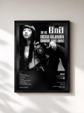 #noir Tableau de l'album Shine We Are! de BoA, cadre noir, imprimé et encadré en France