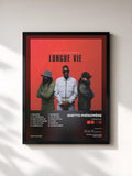 #noir Tableau de l'album Longue Vie de Ghetto Phénomène, cadre noir, imprimé et encadré en France