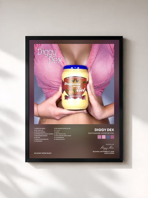 Diggy Dex · Mayonaise Voor De Ziel — Affiche encadrée