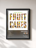 #noir Tableau de l'album Fruitcakes de Jimmy Buffett, cadre noir, imprimé et encadré en France