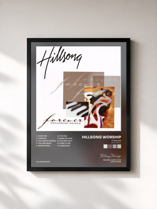 Hillsong Worship · Forever (Instrumental) — Affiche encadrée