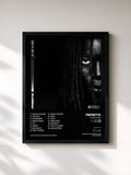 #noir Tableau de l'album Rose Noire de Frenetik, cadre noir, imprimé et encadré en France