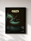#noir Tableau de l'album To the Ghosts de cults, cadre noir, imprimé et encadré en France