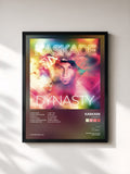 #noir Tableau de l'album Dynasty de Kaskade, cadre noir, imprimé et encadré en France
