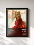 #noir Tableau de l'album Big Spender de Peggy Lee, cadre noir, imprimé et encadré en France
