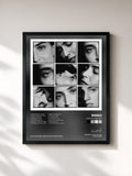#noir Tableau de l'album can you see me? de MARO, cadre noir, imprimé et encadré en France