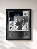 #noir Tableau de l'album Now the Moon's Rising de $uicideboy$, cadre noir, imprimé et encadré en France