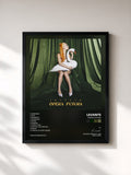 #noir Tableau de l'album Opera Futura de Levante, cadre noir, imprimé et encadré en France