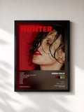 #noir Tableau de l'album Hunter de Anna Calvi, cadre noir, imprimé et encadré en France