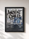 #noir Tableau de l'album Ancient Child de Matisyahu, cadre noir, imprimé et encadré en France