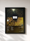 #noir Tableau de l'album Straight from Limbo de Russ, cadre noir, imprimé et encadré en France