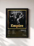 #noir Tableau de l'album Empire: The Complete Season 2 de Empire Cast, cadre noir, imprimé et encadré en France