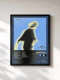 #noir Tableau de l'album no sleep in LA - deluxe edition de blackwave., cadre noir, imprimé et encadré en France