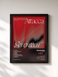#noir Tableau de l'album Attacca de SEVENTEEN, cadre noir, imprimé et encadré en France